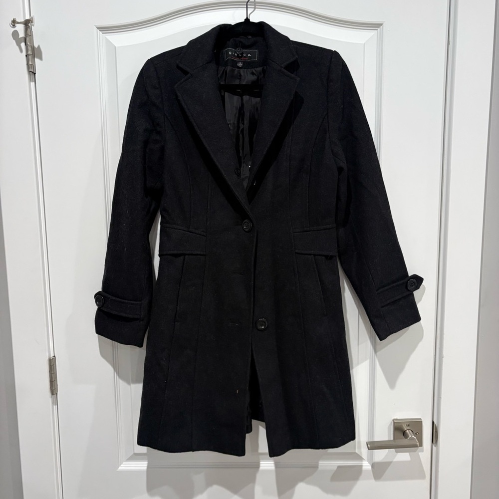 Giacca Classic Black Trench Coat